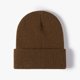 thumbnail image 1 of MYZOPER tejido Color sólido Unisex Beanie mantener caliente prensado moda nuevo Hip Hop raya invierno sombrero Skullies gorros, 1 of 5