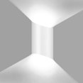 thumbnail image 1 of Aplique de pared LED moderno impermeable de 10 W, aplique de aluminio LED para pared interior y exterior, blanco 6000 K, 1 of 5