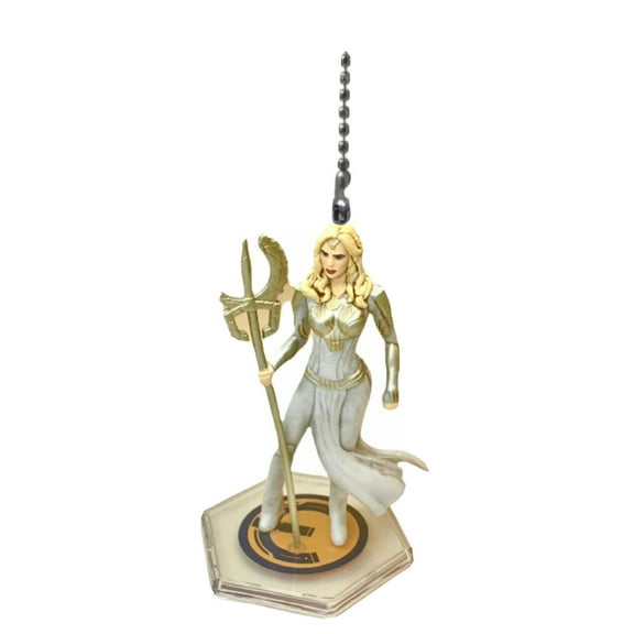 Marvel Thena Ikaris Fan Lamp Light Pull Pvc Figure Figurine Beautiful Eternals