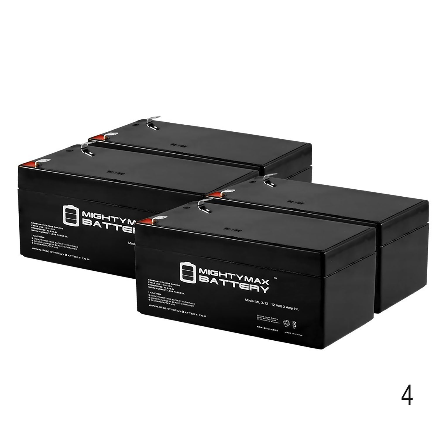 ML3 12 12V 3AH Replacement Battery For Genesis NP3 4 12 4 Pack ml3-12-12v-3ah-replacement-battery-for-genesis-np3-4-12-4-pack