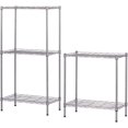 thumbnail image 5 of CAIHONG 5-Shelf Storage Wire Shelves Heavy Duty Standing Shelving Units Garage NSF Wire Shelf Adjustable Metal Organizer Wire Rack, Heavy Duty Storage Shelves, Heavy Duty Shelving Unit, Silver, 5 of 6