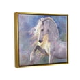 thumbnail image 4 of Stupell Industries Encantada Floral Horse Animals & Insects Painting Gold Floater Framed Canvas Art Print Wall Art, 21 x 17, 4 of 10