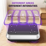 Evitormill Vibration Plate Exercise Machine Whole Body Workout Vibration Fitness Platform with LCD Display, White
