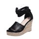 thumbnail image 2 of Zapatos planos de moda para mujer, sandalias informales de tacón de cuña hueca, zapatos de talla grande Wmkox8yii sa1125, 2 of 8