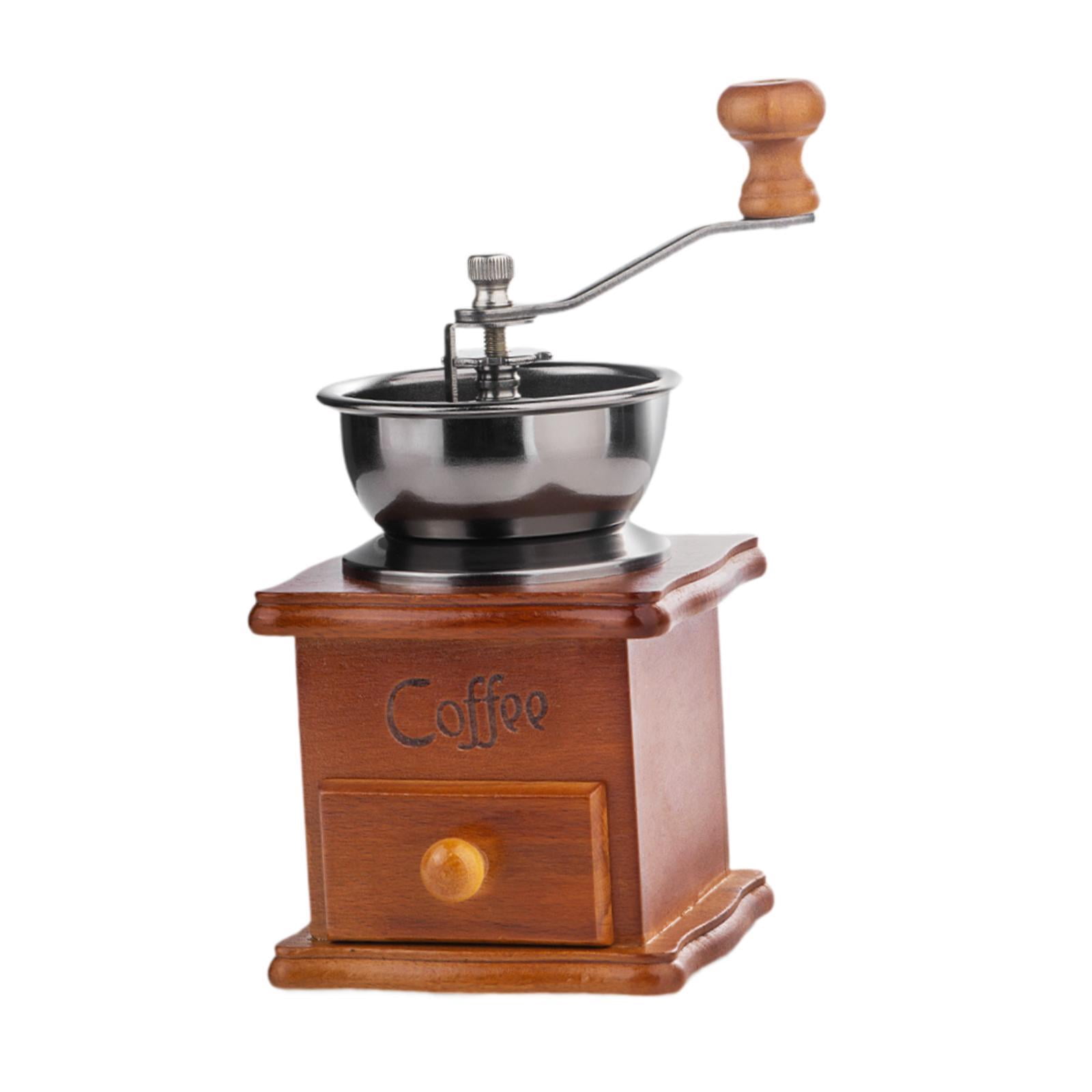 Fiocias Burr Grinder Portable Coffee Utensils Conical Burr Mill Hand Coffee Grinder Hand