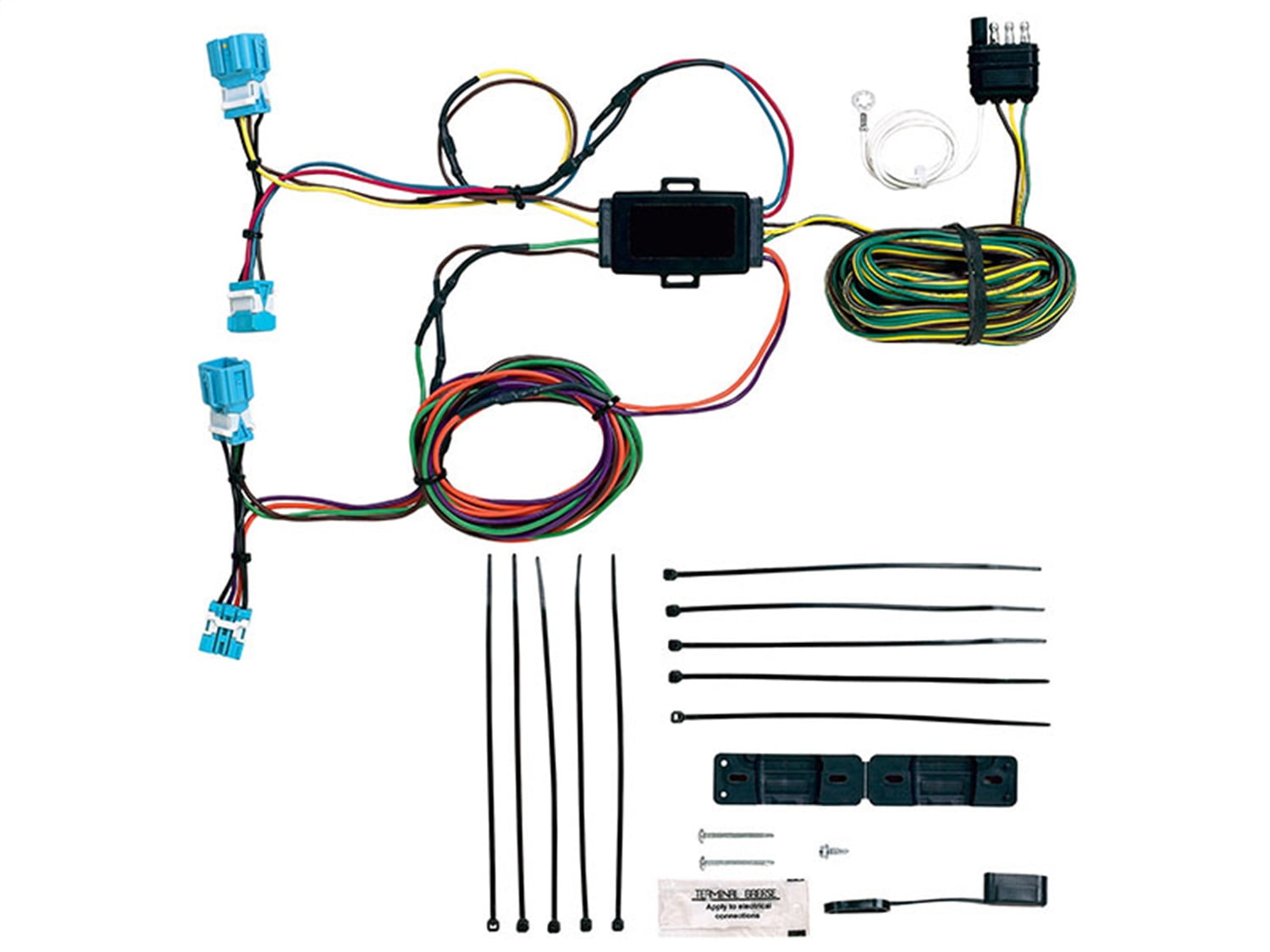 mimi　BLUE STORM CXTM 7 Way Trailer Cord 7 Way Trailer Plug Inline Cord Wire