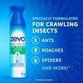 thumbnail image 4 of Zevo Crawling Insect Killer Spray: Bug Spray for Home Use – Kills Ants, Roaches, and Spiders - With Rosemary & Cornmint Oil - Indoor & Outdoor Use (10oz Aerosol), 4 of 9
