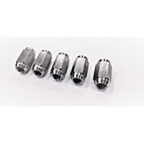eCustomrim 5-Pack 1/2" Solid 304 Stainless Steel Lug Nuts For Trailer Wheels 1/2-20 Thread