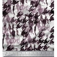 thumbnail image 1 of Soimoi Silk Fabric Two Tone with White Camouflage Printed Fabric 1 Yard 42 Inch Wide, 1 of 1