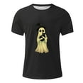 thumbnail image 4 of Blusas y camisas de manga corta y cuello redondo para hombre. Blusas/camisetas de manga corta con cuello redondo y estampado de Halloween para hombre. Blusa para hombre., 4 of 5