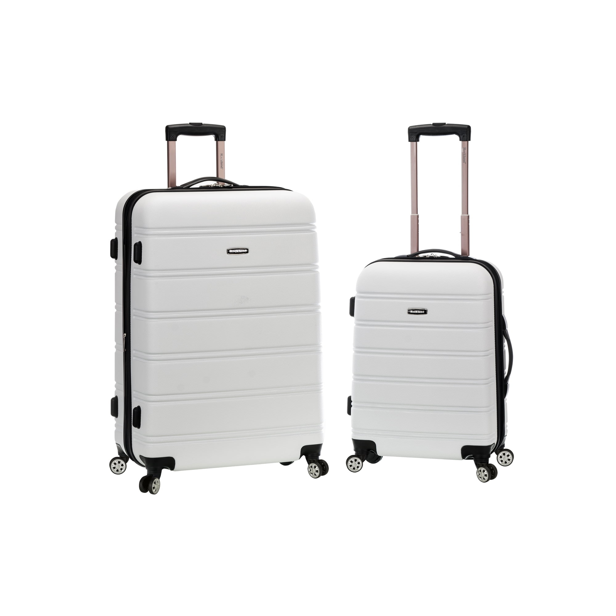 Rockland Melbourne 2 Piece Hardside Spinner Luggage Set, F225