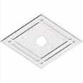 thumbnail image 3 of Ekena Millwork CMP34X22DD-04000 4 in. ID x 12 in. Rectangle Diamond Architectural Grade PVC Contemporary Ceiling Medallion, 3 of 4