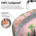thumbnail image 5 of Womens Pink Cartoon Dinosaurs Palms Pattern Lunch Box for Work,Insulated Lunch Bag for Women,Loncheras Para Mujer,Leakproof Adult Lunch Bag for Work,Beach,Travel,Picnic,Camping, 5 of 7