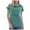 Green, variant on Taqqpue Womens Maternity Nursing Tops Short Sleeve Round Neck Maternity Breastfeeding Tee Shirts Double Layer Pregnancy Blouses Top Postpartum Maternity Shirts Summer Maternity Clothes