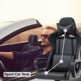 thumbnail image 5 of Comfy Rolling Video Game Chair for Adults, Ergonomic Office Chair with Lumbar Support, Height Adjustable Reclining Gaming Chair for Office, Home, Bedroom, Black, 5 of 7