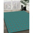 thumbnail image 3 of Ahgly Company Machine Washable Indoor Rectangle Transitional Deep-Sea Green Area Rugs, 4' x 6', 3 of 7