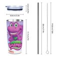 thumbnail image 4 of 20 oz Stainless Steel Tumbler Cup with Lid for Barney and Friends Double Walled Insulated Travel Coffee Cup Keeps Drinks Cold & Hot, 4 of 7