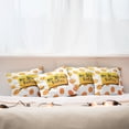thumbnail image 7 of Ambesonne Saying Throw Pillow Cover 4 Pack, No Stress Relax in Bubble, 18", Earth Yellow Orange, 7 of 7