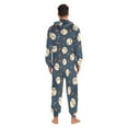thumbnail image 6 of joogoo Baseballs with Lightning Unisex Adults Onesies Pajamas Jumpsuits S, 6 of 7