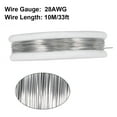 thumbnail image 2 of Alambre de resistencia calefactora de 0.3 mm 28AWG, hilos de resistencia de nicromo para elementos calefactores de 10 metros, 2 of 3