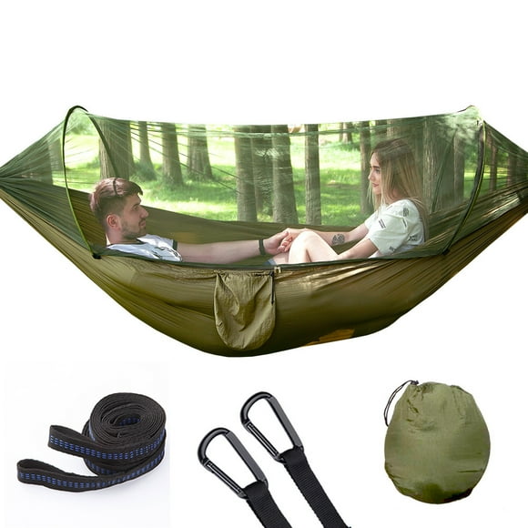 Hamaca multifuncional individual doble para acampar en la jungla con mosquitera y bolsa de almacenamiento PIX-LINK  Carpas y cobertizos, accesorios