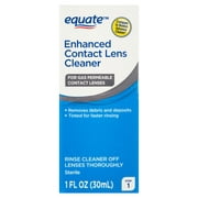 Equate Enhanced Contact Lens Cleaner, Step 1, 1 fl. Oz.