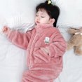 thumbnail image 6 of KYAIGUO 0-7T Toddler Kids Girls Flannel Pajamas Pjs Set 2PCS Fall-Winter Thickened Fleece Tee and Bottom Sleepwear Outfits Warm Fleece Fall Loungewear, 6 of 9