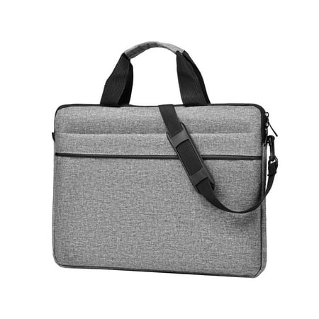 Back to School Saving! Feltree Laptop Tote Shoulder Bag  15.6In Laptop Or Tablet  Stylish  Durable  Waterproof Fabric  Lightweight  Business Casual  Suitable for Multiple Laptops Gray Gray