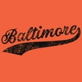 thumbnail image 3 of UGP Campus Apparel Baltimore Baseball Script - Hometown Pride, Pitcher Hoodie - Large - Orange, 3 of 6