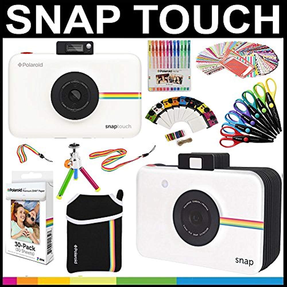 Polaroid Snap Touch Instant Camera Gift Bundle + ZINK Paper (30 Sheets