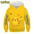 thumbnail image 1 of Sudaderas con capucha de Pokémon Kawaii para niños, Ropa para Niñas, Tops para niños, sudadera con estampado de juego, jerséis de manga larga, ropa de calle para bebés qym unisex, 1 of 2