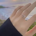 Fall Fashion 2024 Star Ring Female Design Fashion Double Layer Five