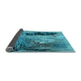 thumbnail image 2 of Ahgly Company Indoor Rectangle Oriental Light Blue Industrial Area Rugs, 2' x 4', 2 of 4