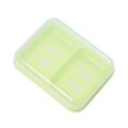 thumbnail image 1 of Jabonera de baño moderna con compartimentos y tapa protectora 2 piezas, 1 of 7