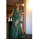 thumbnail image 3 of Vestido largo con estampado Bellabarnetten Yoland adornado, 3 of 8