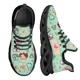 thumbnail image 1 of Zapatos de enfermería blancos para mujer, zapatillas deportivas de malla transpirables con diseño de marca para enfermeras, médicos y atención médica, 1 of 6