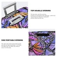 thumbnail image 5 of Bixox Washable Watercolor Butterflies Printed Luggage Cover, Fashion Suitcase Protector Fits for Small luggage, 5 of 8