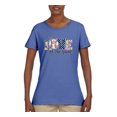thumbnail image 3 of For the Love of the Game Sports Womens Graphic T-Shirt, Light Blue, Medium, 3 of 5