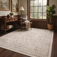 thumbnail image 3 of KUETH 3X5 Vintage Area Rugs Machine Washable Rugs for Living Room, Non Slip Flat Pile Rug with Rubber Backing, Persian Rug for Entryway Bedroom Dining Room Home Office, 3 of 4
