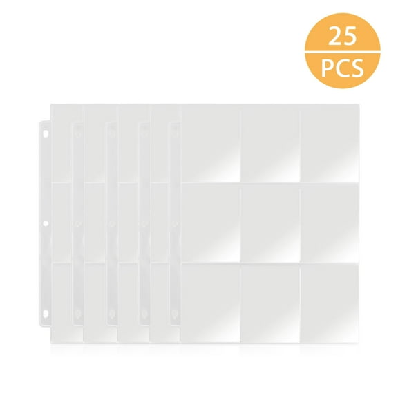 Card Sleeves Collector Binder Sheets Holder Cards Protectors for Yugioh Pokemon