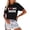 Black, variant on Womens Athletic Tops Womens Stretch T Shirt Casual Shirts Women Long Sleeved Tee T Shirt Loose Fit Long Sleeve Layering Turtle Tees Space Women Workout 1 Polyester Shirts Sleeve Black S