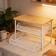 thumbnail image 5 of Organizador de encimera de cocina, estante de almacenamiento para microondas de cocina para el hogar Blanco de 2 niveles, 5 of 7