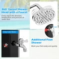 thumbnail image 6 of Costway 15.9 Gallon Solar Heated Outdoor Shower with Shower Head and Foot Shower Tap, 6 of 10