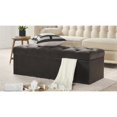 thumbnail image 3 of Arlo Tufted Storage Bench Dark Charcoal Grey, 3 of 11