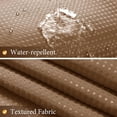 thumbnail image 3 of CAILDANL Black Shower Curtains Black and White Ombre Bath Curtains for Bathroom, Textured Fabric Shower Curtain Liner with 12 Hooks, Water Repellent, Machine Washable, 72 x 72 inch, 3 of 8