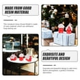 thumbnail image 7 of Mini Xmas Village Figurines 6Pcs Snow Houses Roll Decoration, 7 of 7
