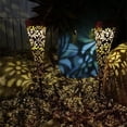 thumbnail image 4 of Fiudx Luces Solares para Jardín, Decoración En Forma de Flor, Proyección de Patrón Único, Brillo Amarillo Cálido, Ideal para Caminos, Patios y Porches, Regalo Perfecto para Las Fiestas, Diseño de Aho, 4 of 6