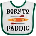 thumbnail image 3 of Inktastic Kayaking Born to Paddle Kayak Boys or Girls Baby Bib, 3 of 4