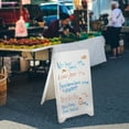 thumbnail image 5 of White Double Sided Multi-Purpose Write-On and Adhesive Sidewalk Board 19.75"W X 34.65"H, 5 of 6