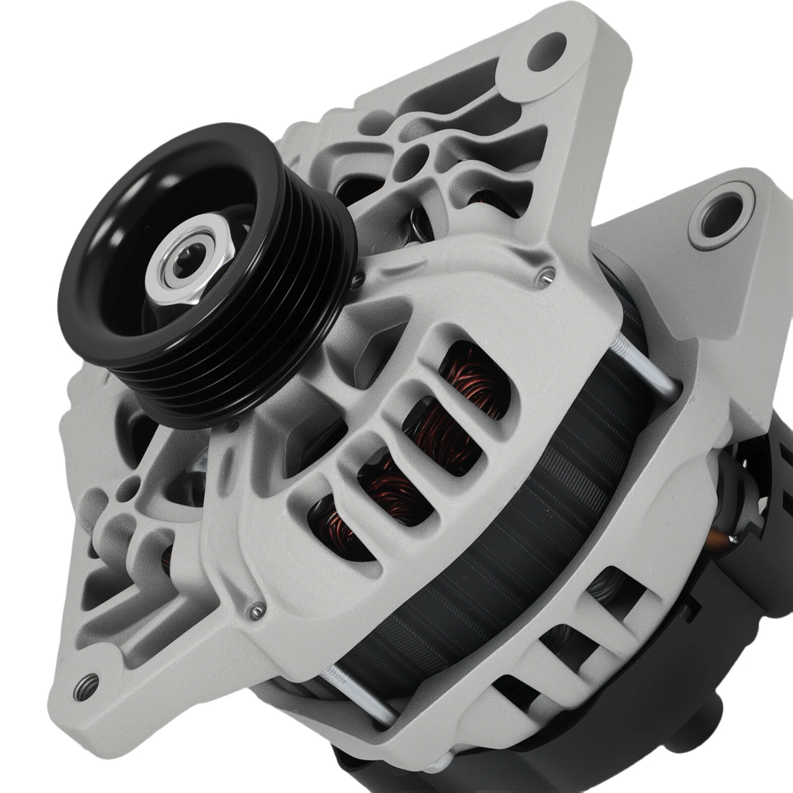 NURATIT Alternator for Hyundai Sonata 2015 2016 2017 2018 2019 Santa Fe 2019-2020, for:-Kia Optima 2016-2020 Sorento 2015-2020, 2.0L 2.4L L6 12V 150Amp 6 Grooves, OE# 37300-2G061 373002G061